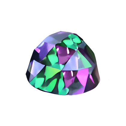 10 mm Bullet Mystic Quartz in AAA Grade