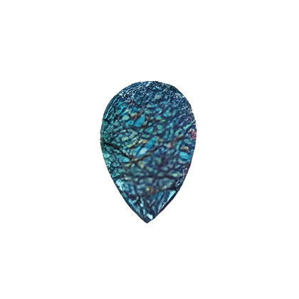 19x16 mm Pear Mystic Rainbow Drusy Quartz
