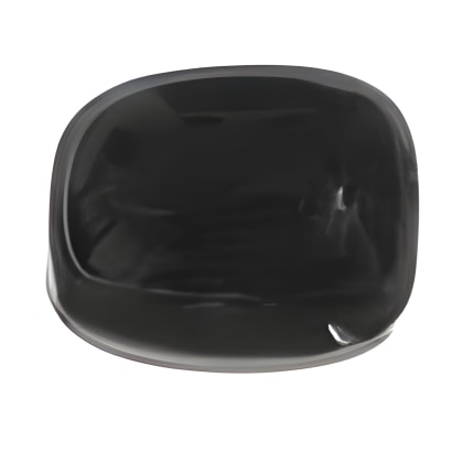 16x12 mm Black Flat Oval Onyx in AAA grade