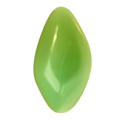 27 x 15 mm Nugget Drop Bead Green Onyx