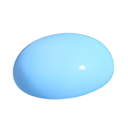 7x5 mm Cabochon Oval Blue Turquoise