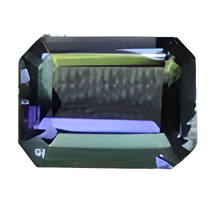 10x8 mm Faceted Octagon Violet Blue Iolite VS clarity