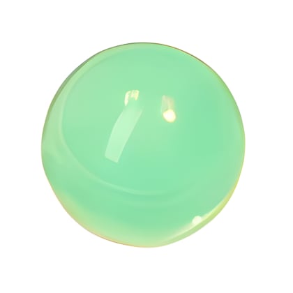 10 mm Bead Green Chalcedony in AAA Grade
