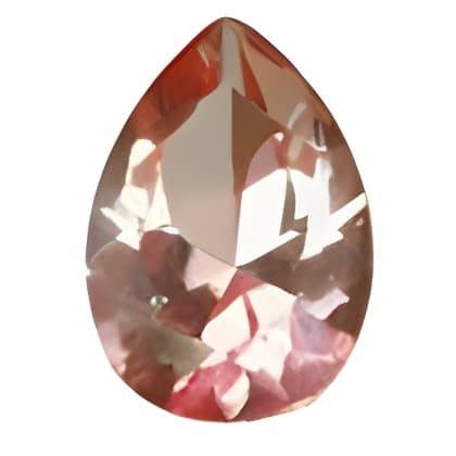 12x8 mm Pear Strawberry Quartz in AAA Grade