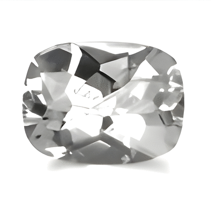 10x8 mm Long Cushion White Topaz in A Grade