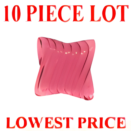 6 mm Carvings Fancy Pink Rubelite Tourmaline 10 pc Lot
