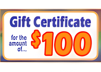 Gift Voucher for 100$