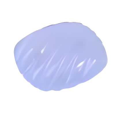 16x14 mm Blue Cushion  Chalcedony in AAA grade