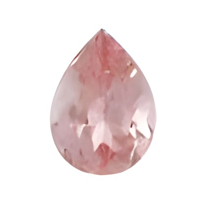 4.5 x 3.5 mm pear pink morganite in AAA