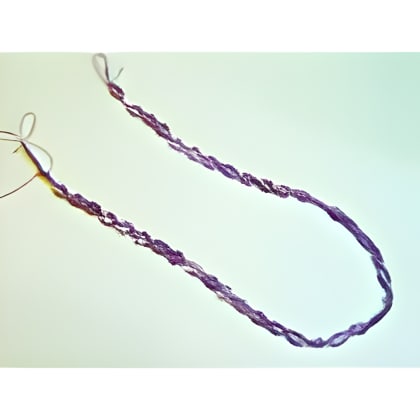 Amethyst Carved Bead Strand 16 Inch