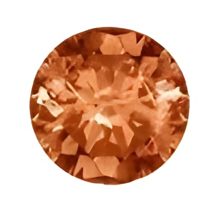 0.50 Carat Champagne Pink Round Diamond SI1 clarity