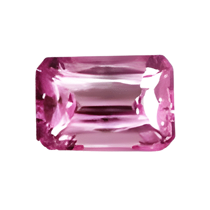7x5 mm Octagon Pink Kunzite in Superfine Grade