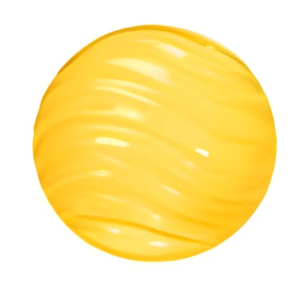 13 mm English Yellow Round Chalcedony in AAA grade