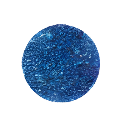 12 mm Round Mystic Peacock Blue Drusy Quartz