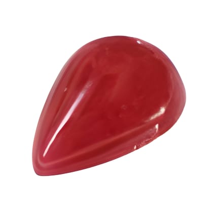 7x5 mm Pear Cabochon Ruby in AAA Grade