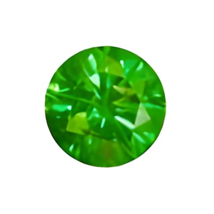 3/4 mm Green Diamond SI Clarity