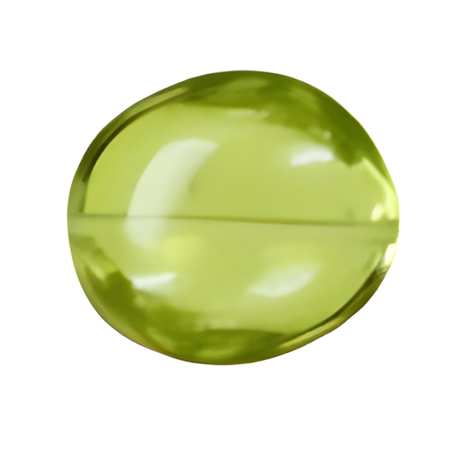 17x12 mm Green Oval Drop Amethyst in AAA Grade