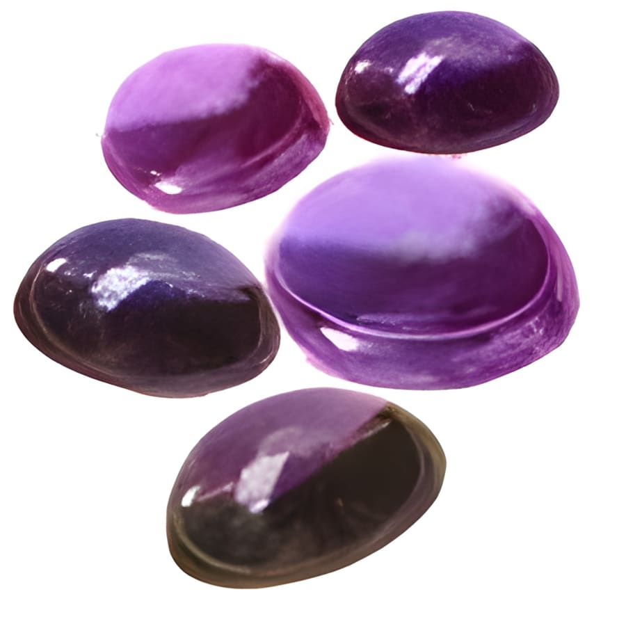 10 ct. Oval Amethyst Cabochon Lot Size 11x9 mm