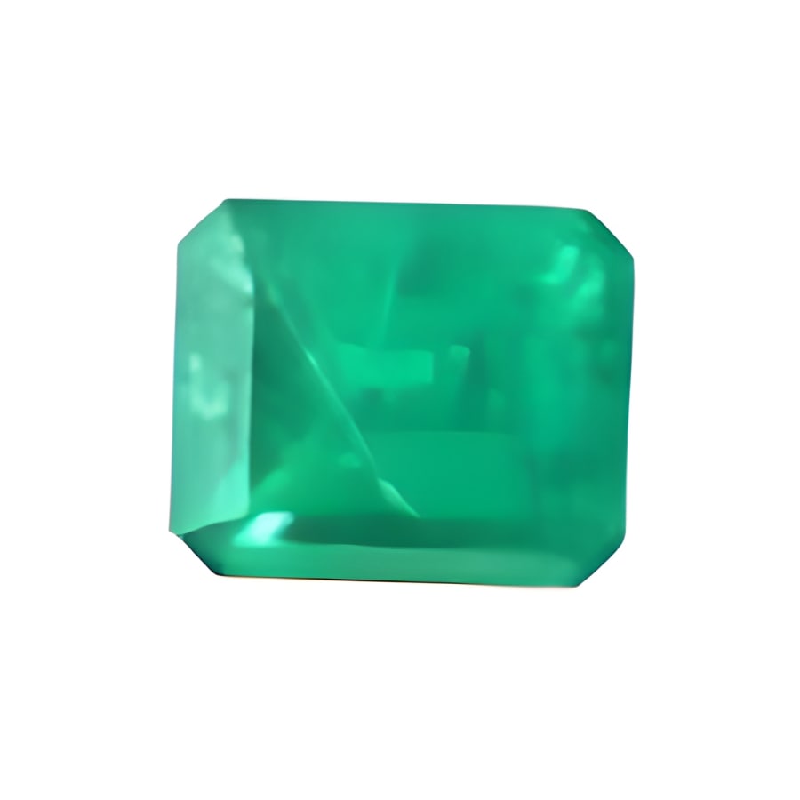 8x6 mm Octagon Emerald in A Grade