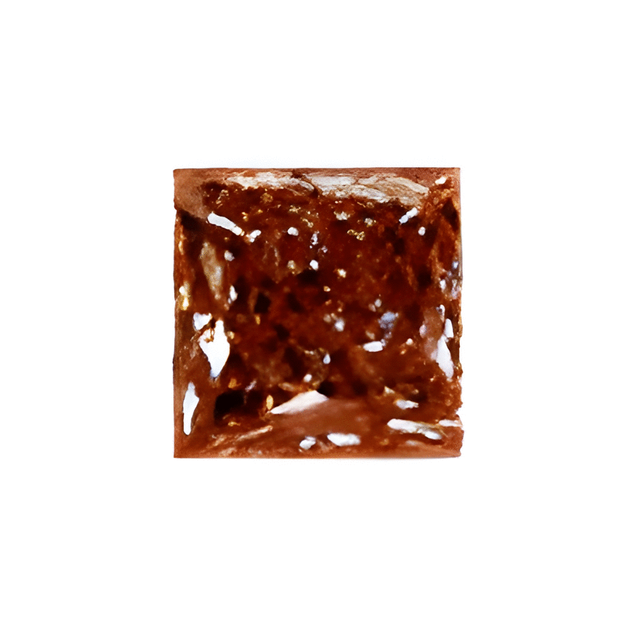 0.50 Carat Princess Cut Cognac Diamond SI2 Clarity