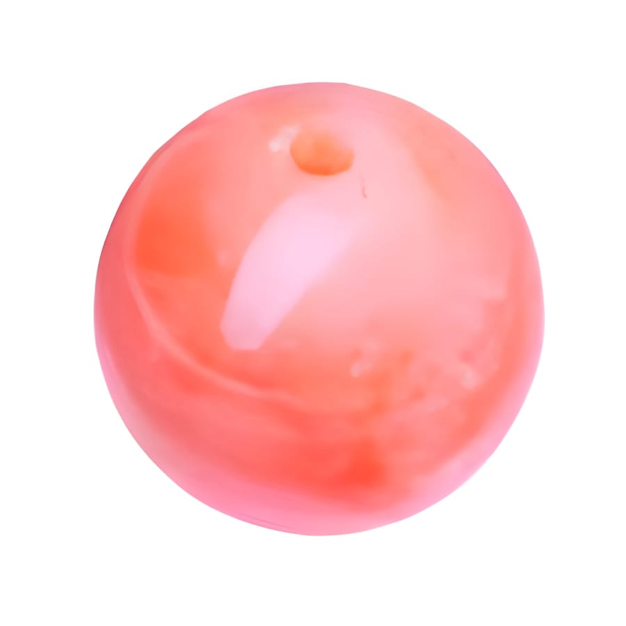 7 mm Round Red Coral Bead in AAA Grade