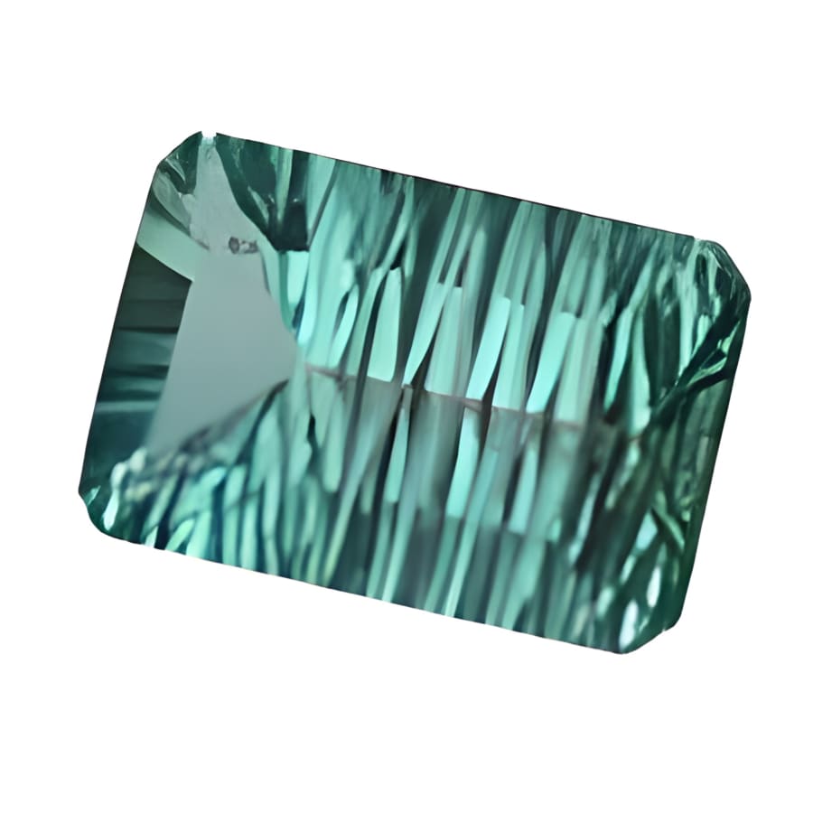 100 ct. Octagon Rare Large Neon Green Fluorite