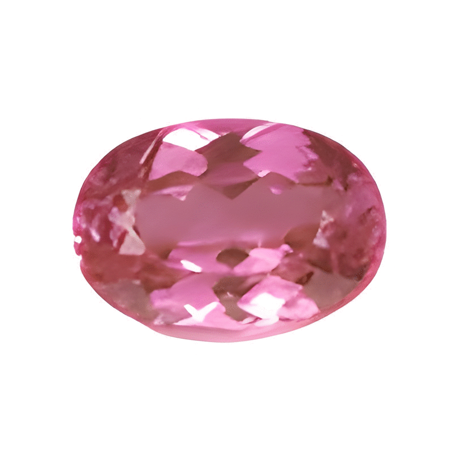 7x5 mm Oval Pink Kunzite in Superfine Grade