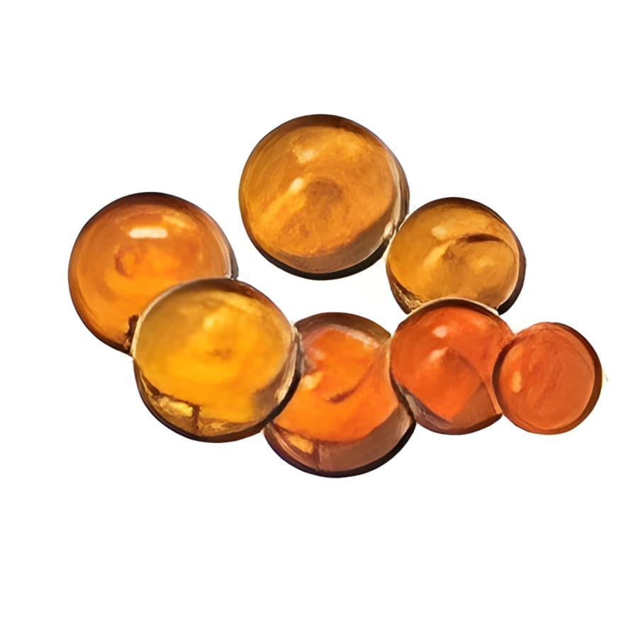 107.12 Ct Twt Golden Yellow Round Citrine Cabochon Lot Size 4 mm