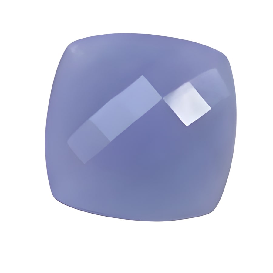 16 mm American blue Cushion Chalcedony in AAA grade