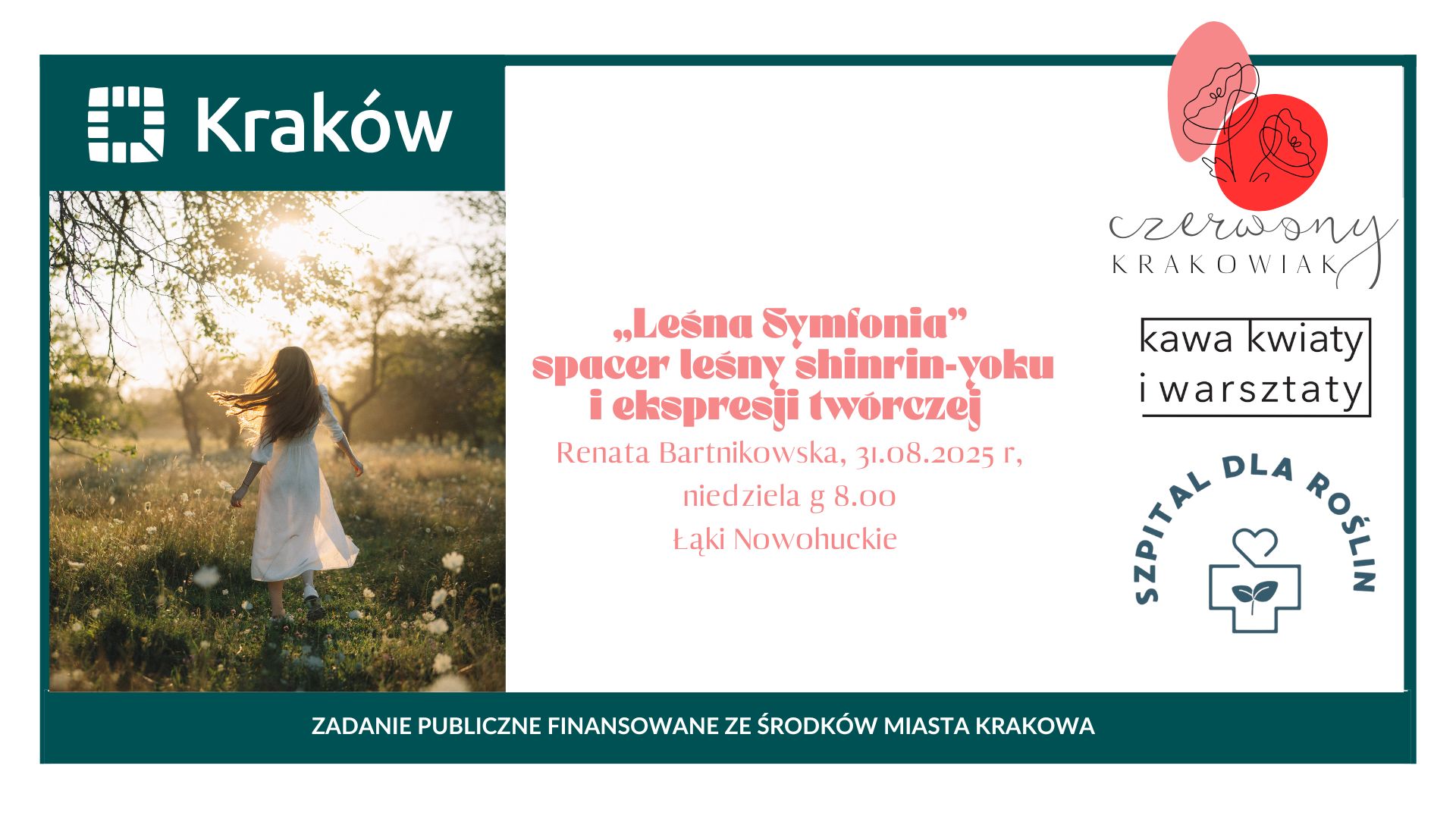 „Leśna Symfonia”   spacer leśny shinrin-yoku  i ekspresji twórczej 