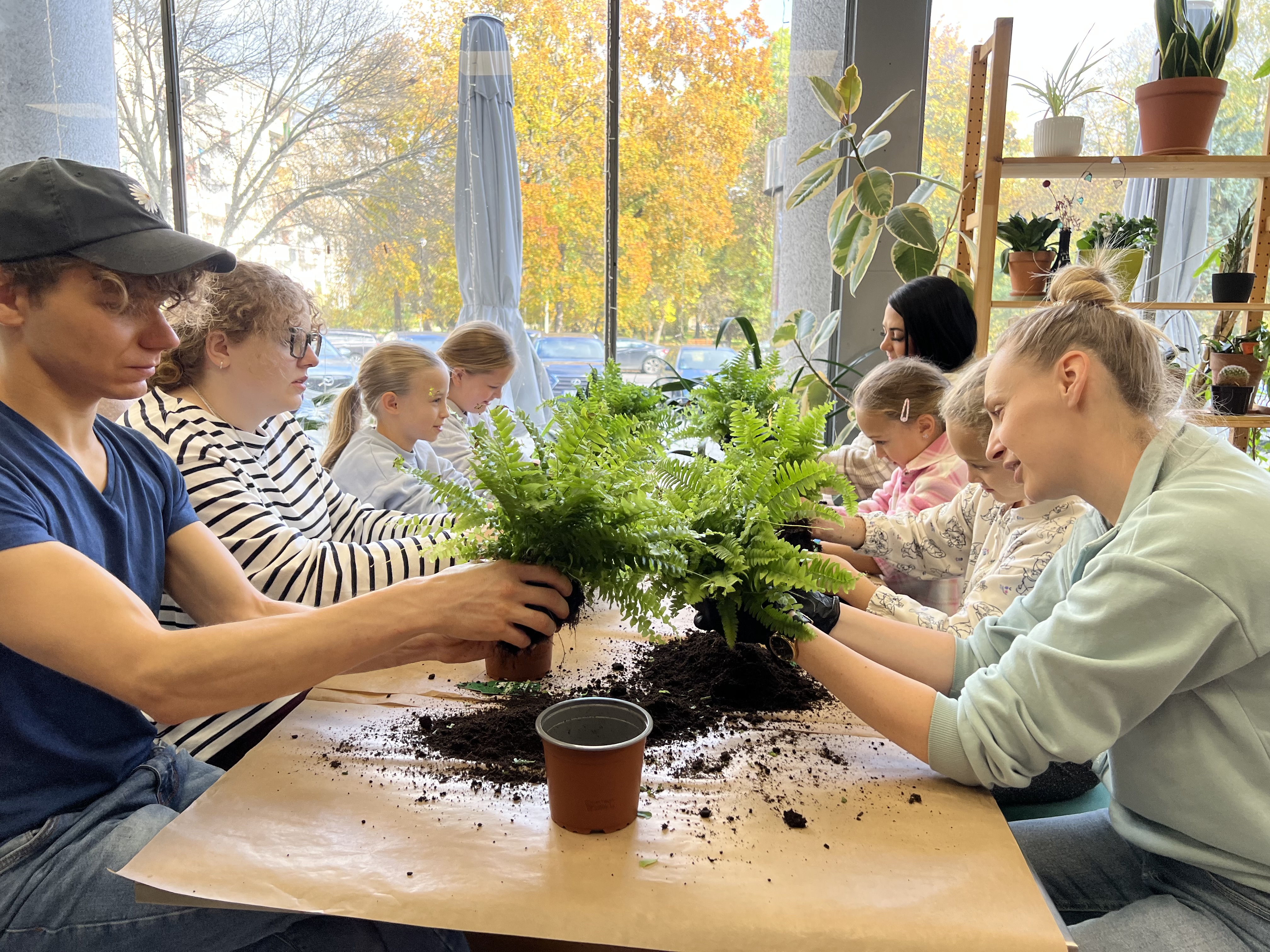 Relacja z warsztatów przesadzania roślin doniczkowych