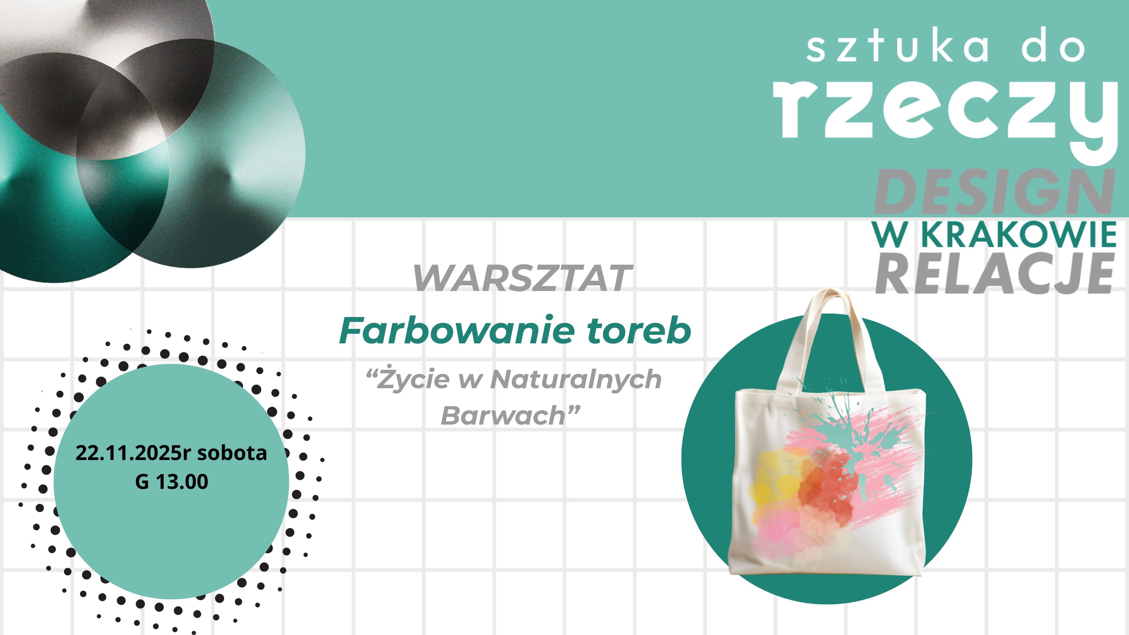 WARSZTAT Farbowanie toreb