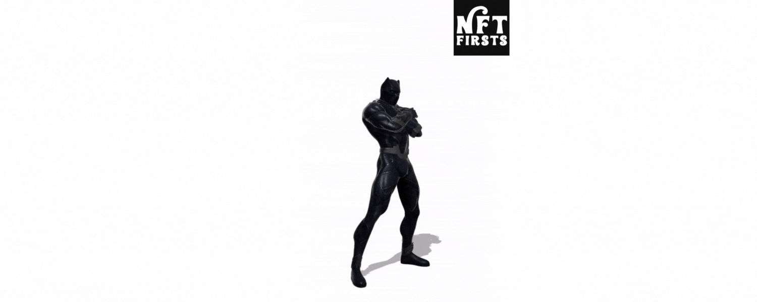 First Black Panther NFT Ultra Rare animated collectible