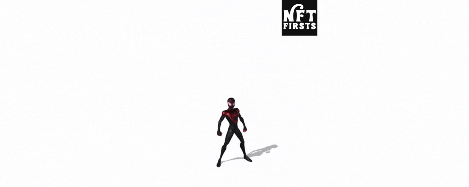 First Miles Morales NFT Secret Rare animated variant