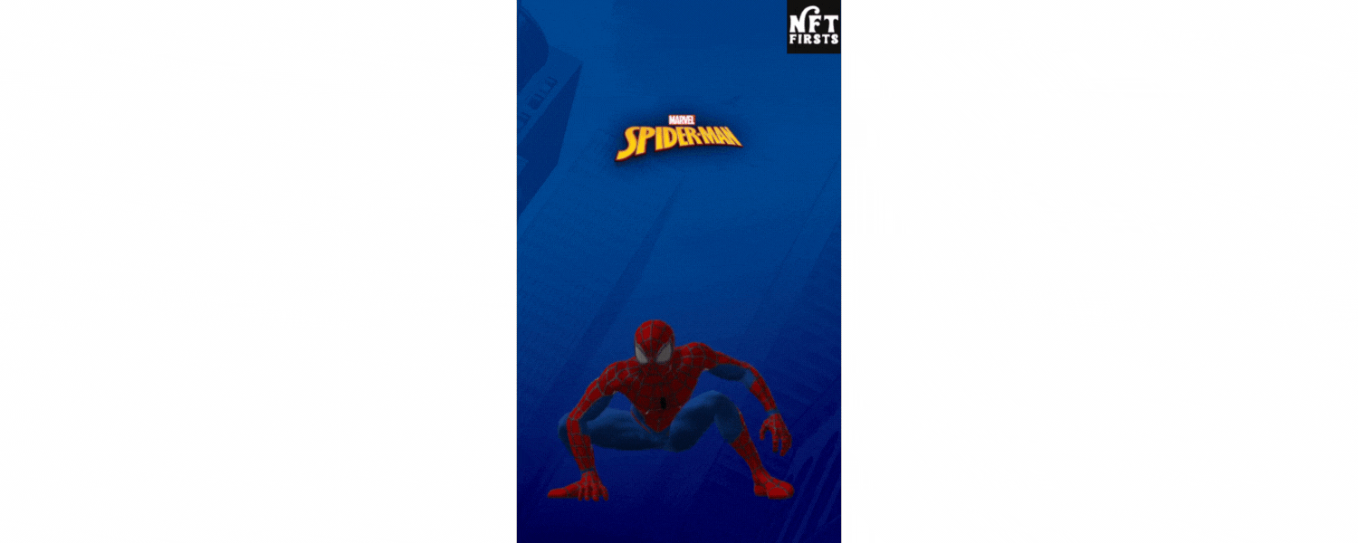 First Spider-Man NFT Secret Rare animated variant