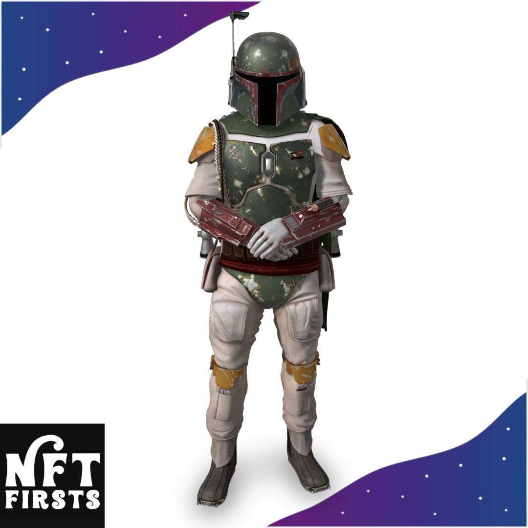 First Boba Fett NFT Ultra Rare variant I Have You In My Sights pose