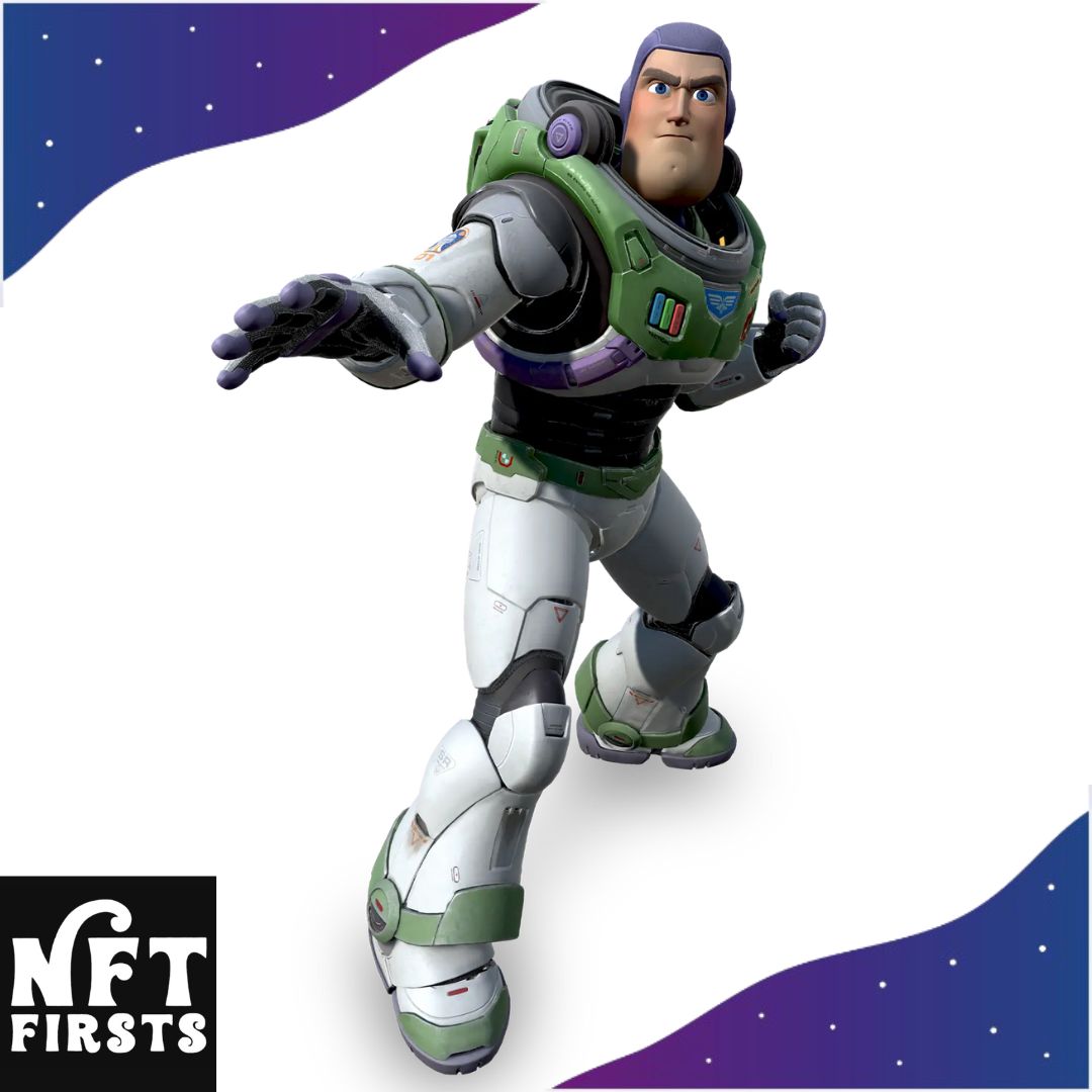 First Buzz Lightyear NFT Rare variant I'm Buzz Lightyear I'm always sure pose