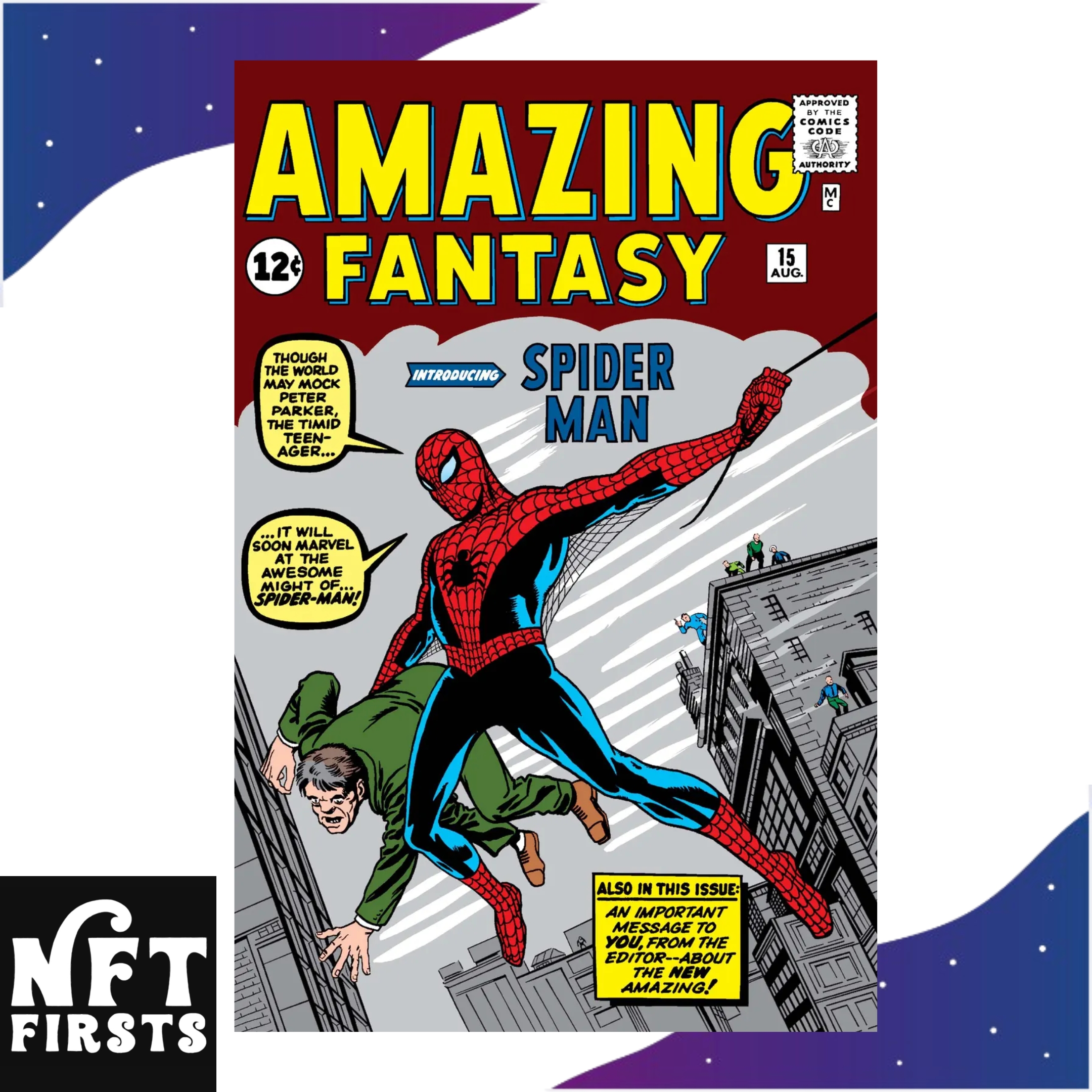 First Amazing Fantasy #15 Comics NFT