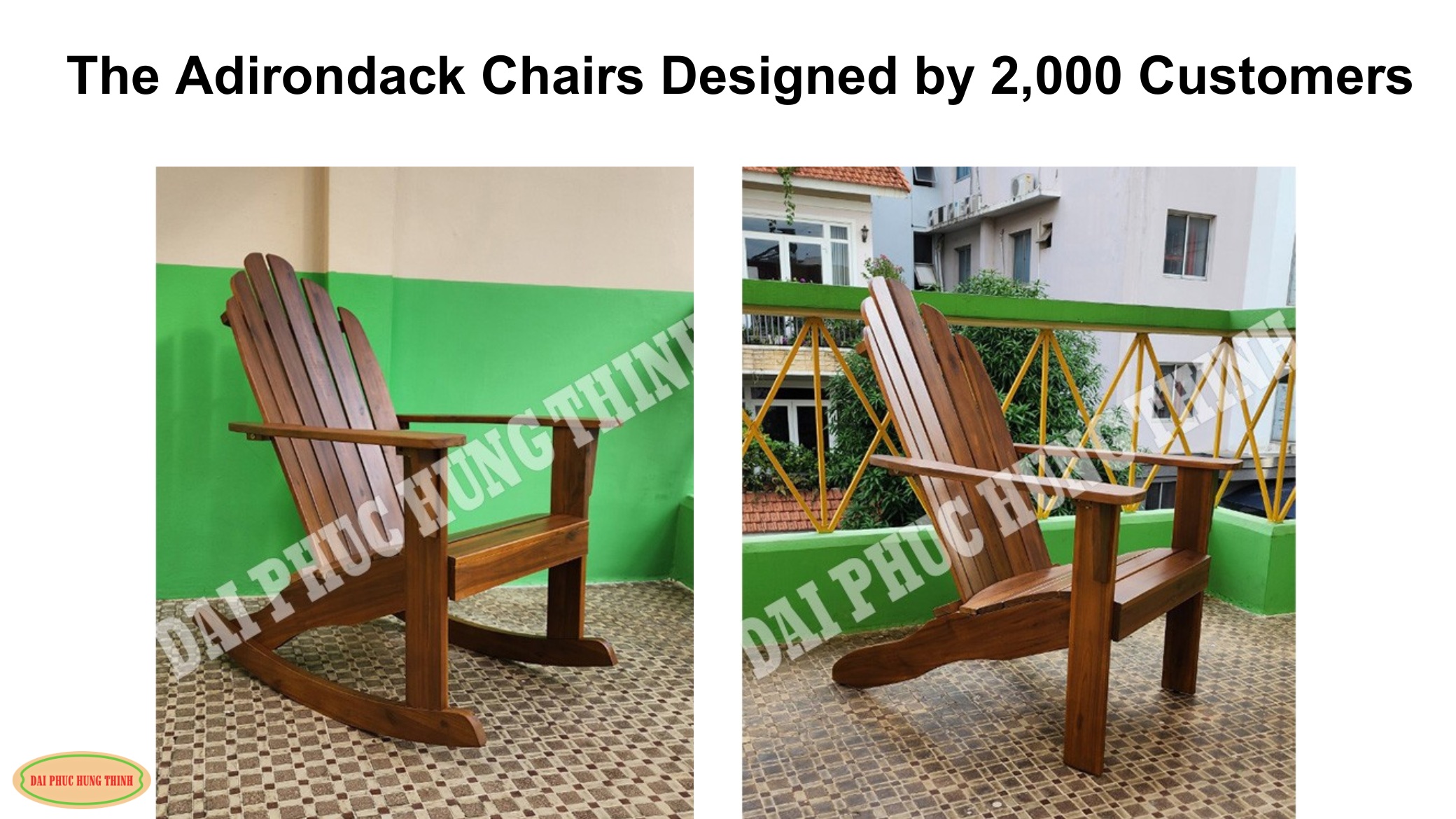 The perfect adirondack chair