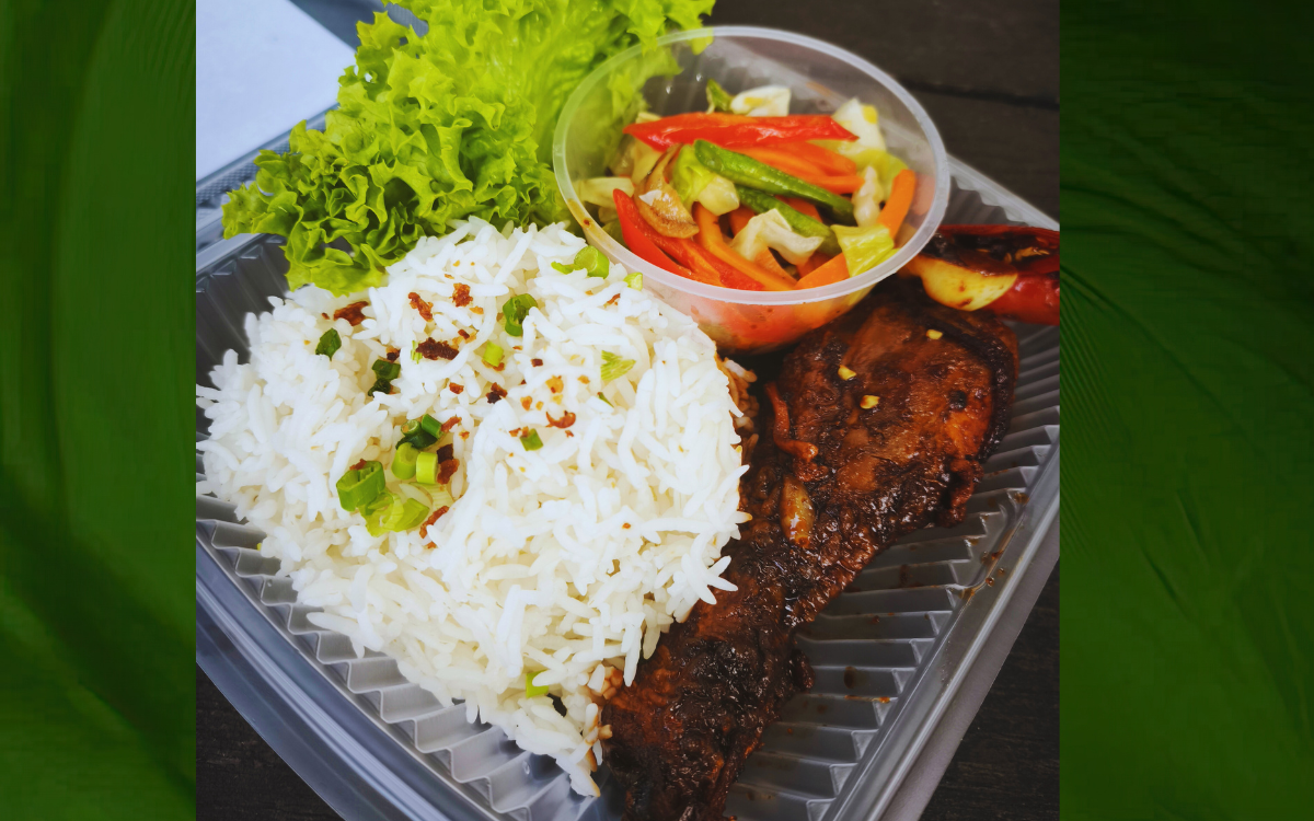 Nasi Kukus Basmati Ayam Masak Kicap