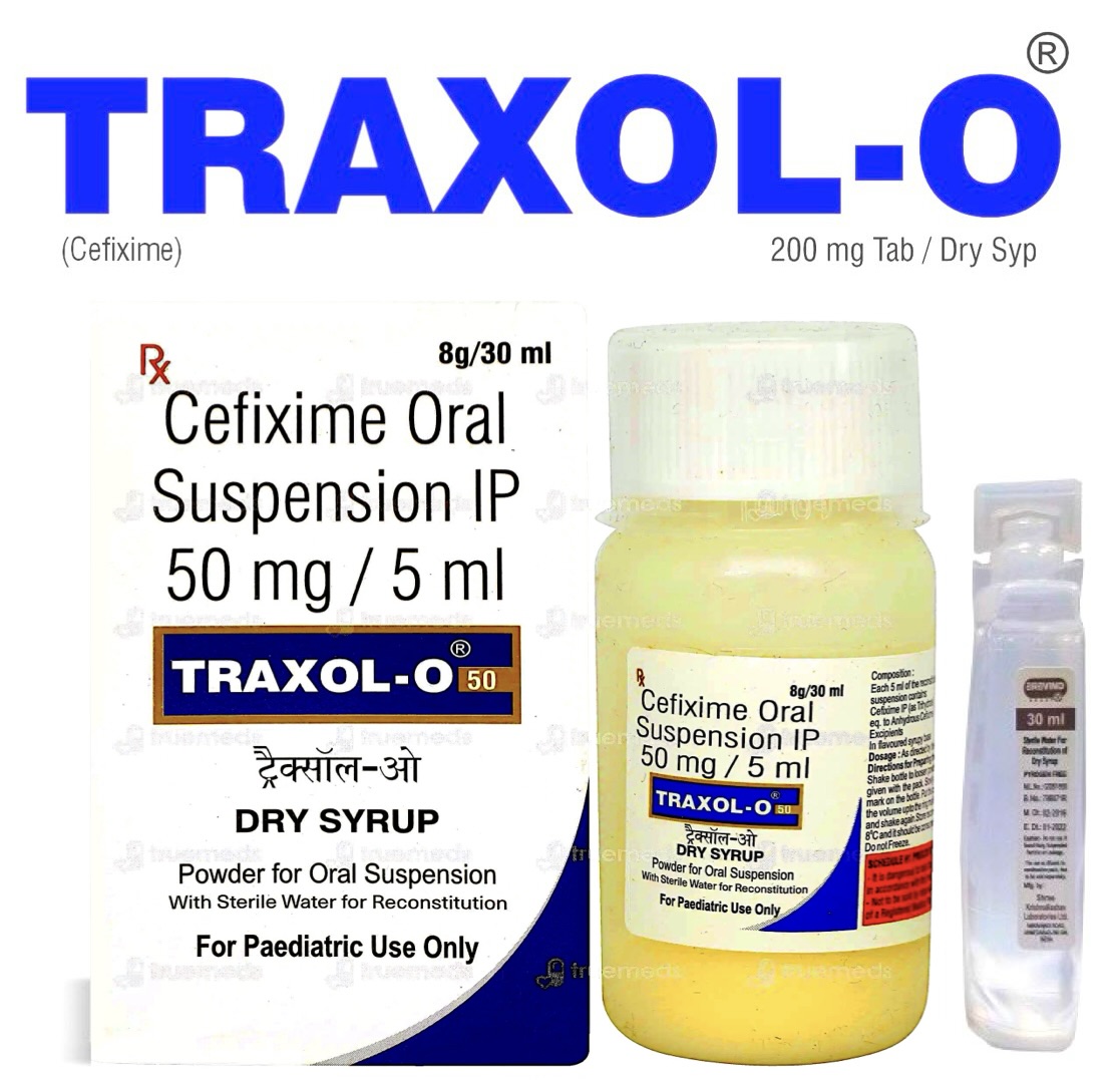 TRAXOL-O DS 50mg DRY SYRUP 30 ML