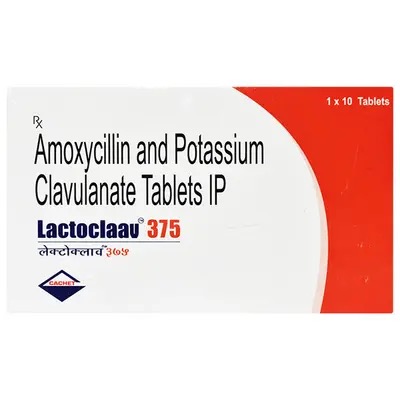 LACTOCLAAV 375 MG TAB 10'S