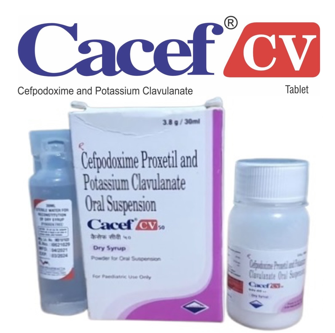 CACEF CV 50 MG DRY SYRUP (30 ML)