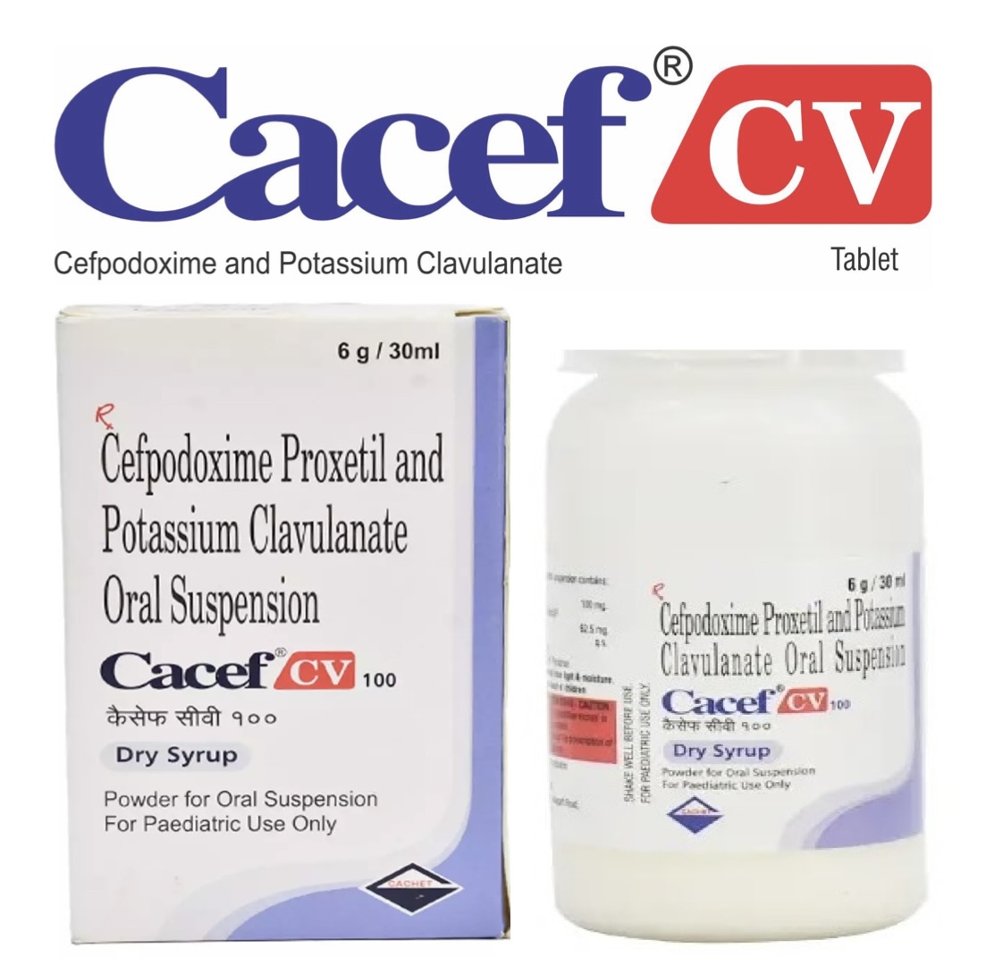 CACEF CV 100 MG DRY SYRUP 30 ML