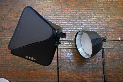 interior of photography studio for rent in Midrand with white backdrop
