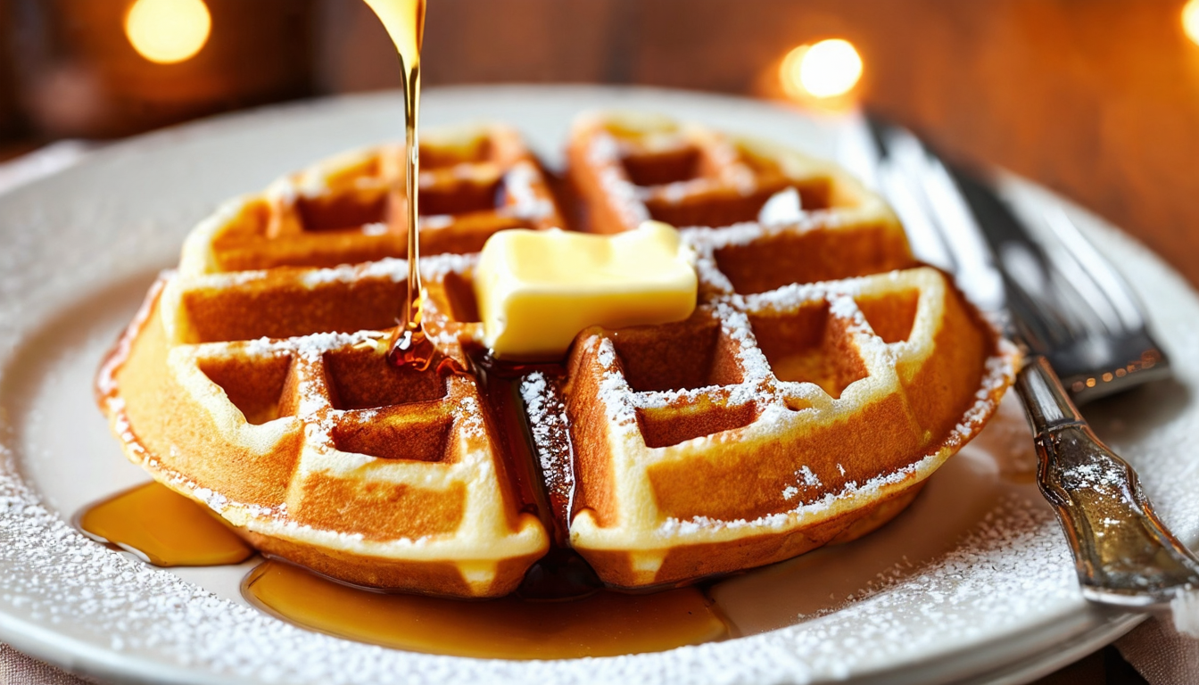 Waffle con Crema di Whisky