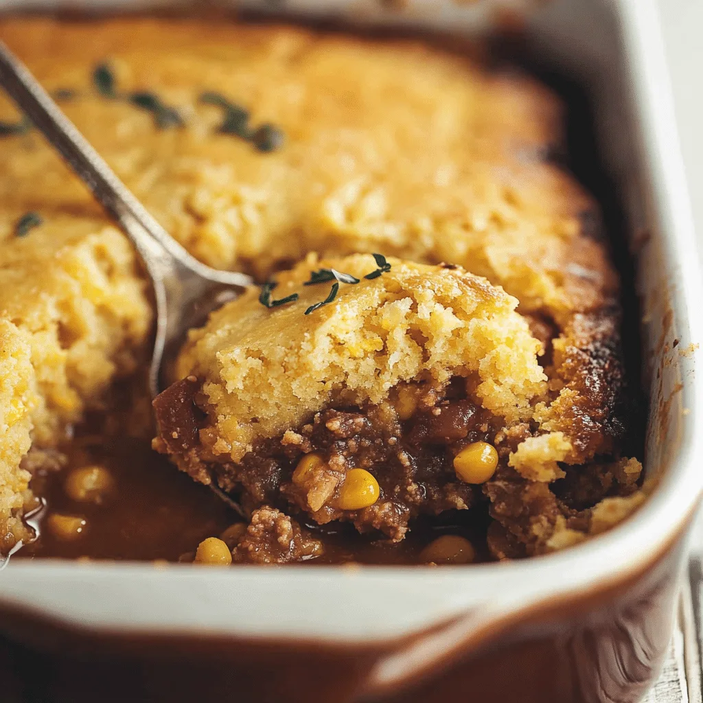 Easy Cowboy Cornbread Casserole