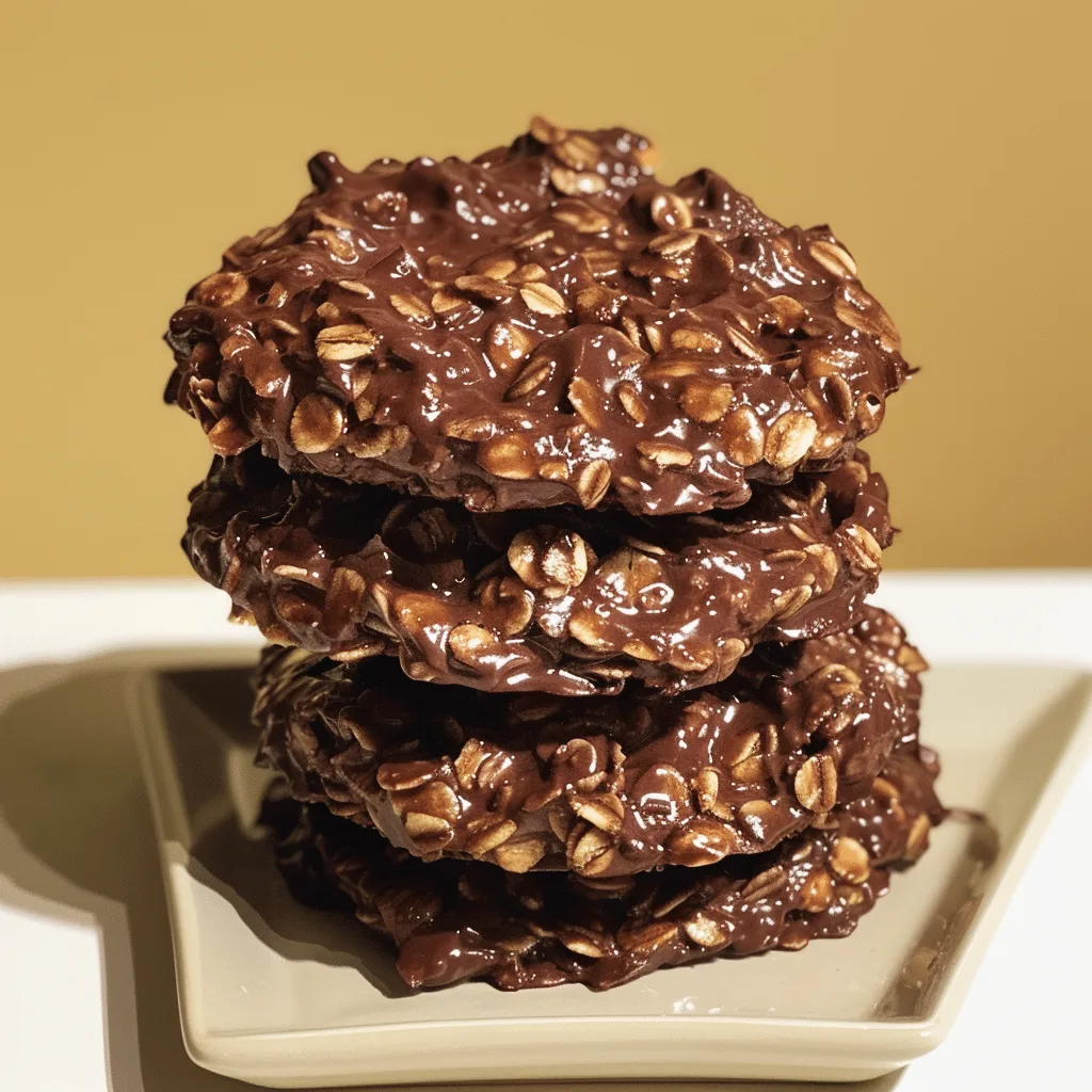 Chocolate Oatmeal No-Bake Cookies