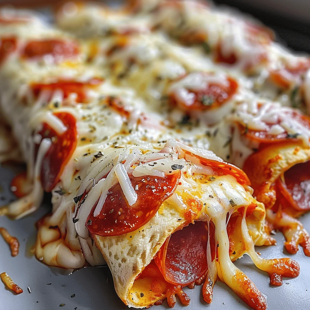 Cheesy Pepperoni Pizza Roll-Ups
