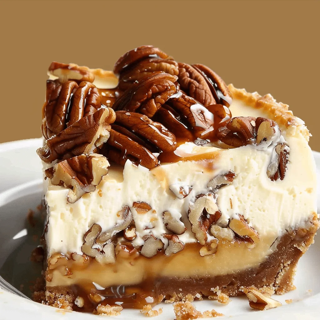 Kentucky Derby Pecan Pie Cheesecake